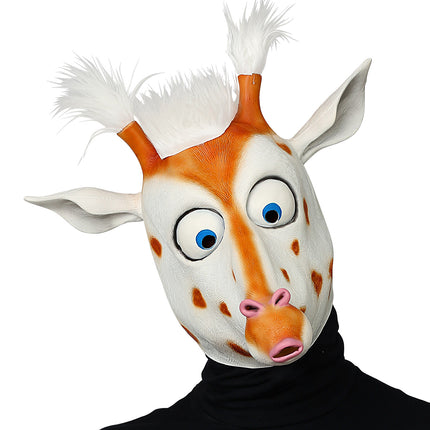 Widmann SRL Masker giraffe met grote ogen