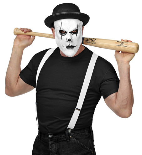 Widmann SRL Masker griezel clown met bolhoed