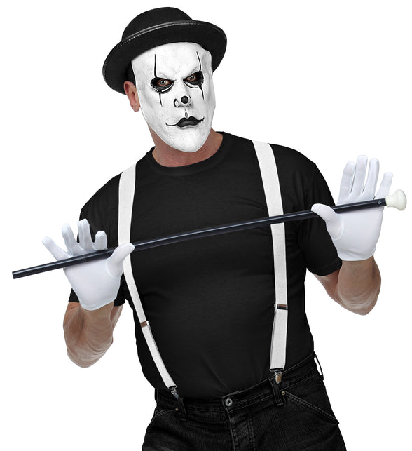 Widmann SRL Masker griezel clown met bolhoed