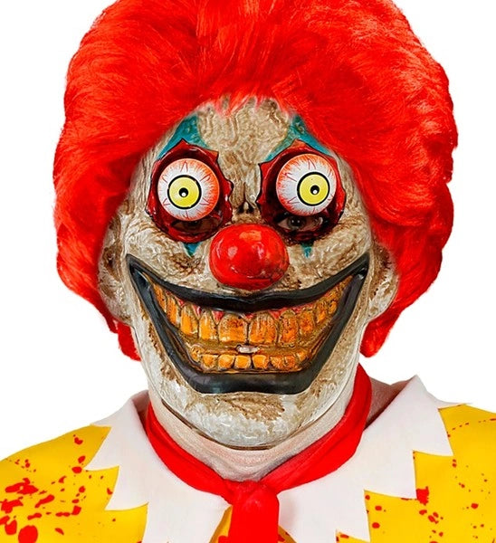 Widmann SRL Masker met wiebelende ogen clown Sem