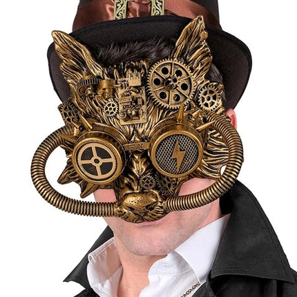 Widmann SRL Masker steampunk goud Fleur
