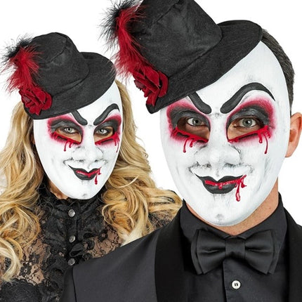 Widmann SRL Masker theater bloedende man met hoed Niek