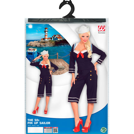 Widmann SRL Matroos kostuum dames retro