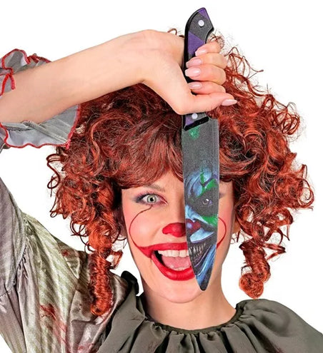 Widmann SRL Mes kwaadaardige clown 31cm Guus