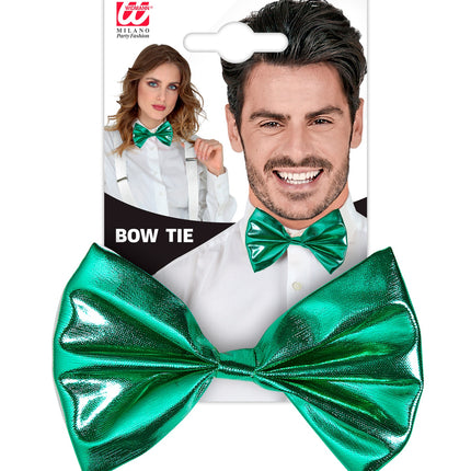 Widmann SRL Metallic groene strikjes