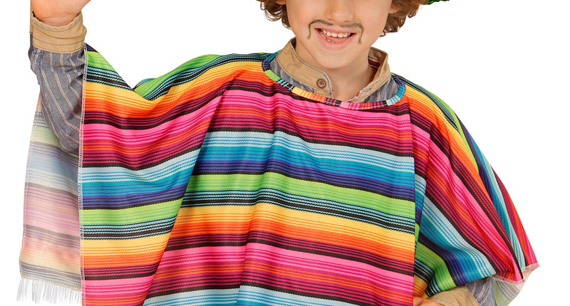 Widmann SRL Mexicaanse poncho kinderen