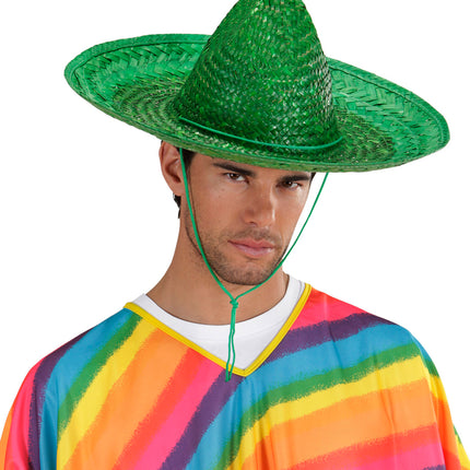 Widmann SRL Mexicaanse sombrero groen