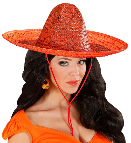 Widmann SRL Mexicaanse sombrero oranje