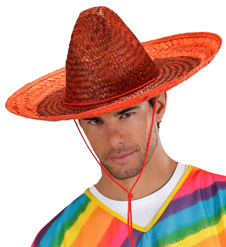 Widmann SRL Mexicaanse sombrero oranje
