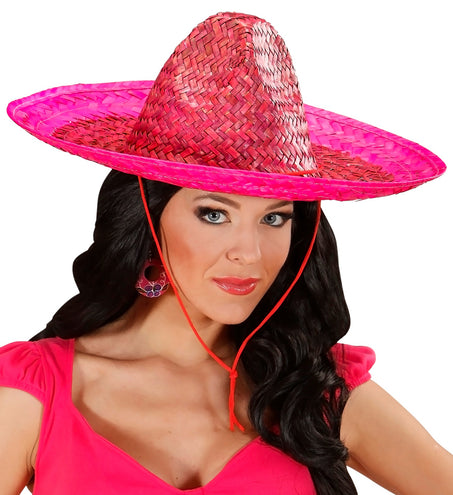 Widmann SRL Mexicaanse sombrero roze