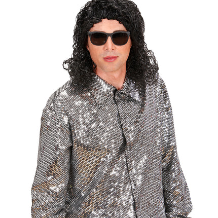 Widmann SRL Michael Jackson pruik King of Pop