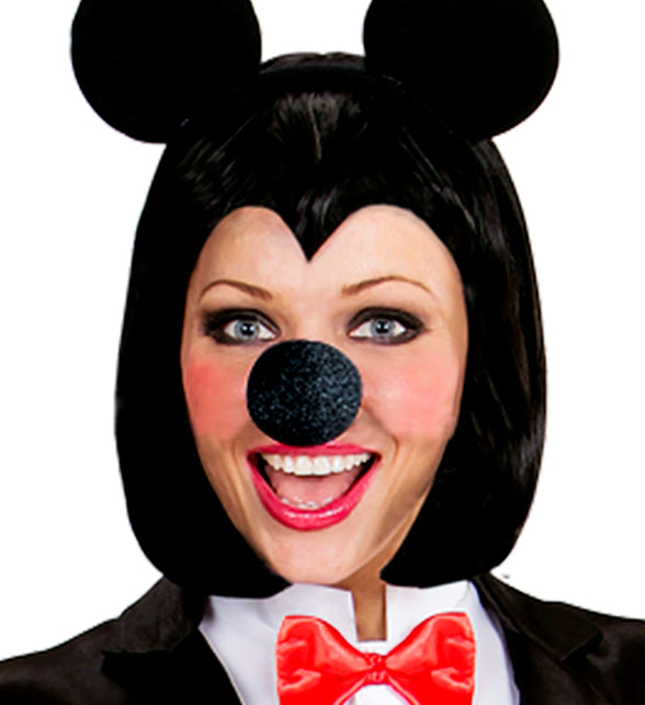 Widmann SRL Mickey neus muis zwart spons