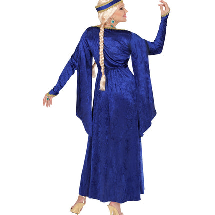 Widmann SRL Middeleeuwse kasteel jurk blauw