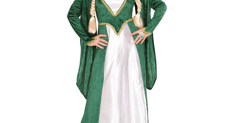 Widmann SRL Middeleeuwse kasteel jurk groen