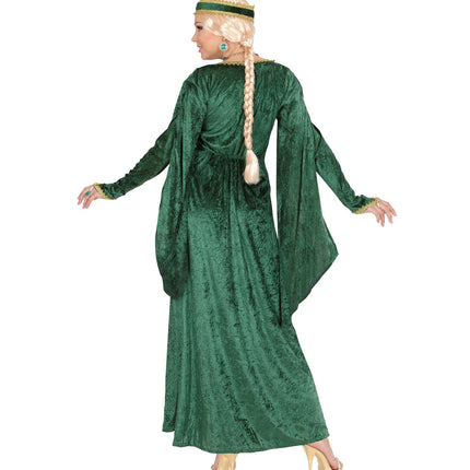 Widmann SRL Middeleeuwse kasteel jurk groen