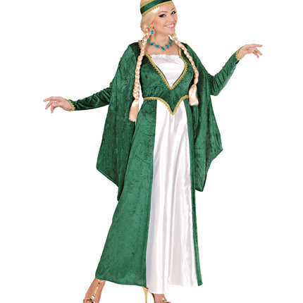 Widmann SRL Middeleeuwse kasteel jurk groen