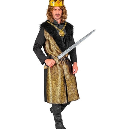 Widmann SRL Middeleeuwse koning kostuum Sem