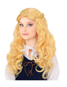 Widmann SRL Middeleeuwse pruik kinderen