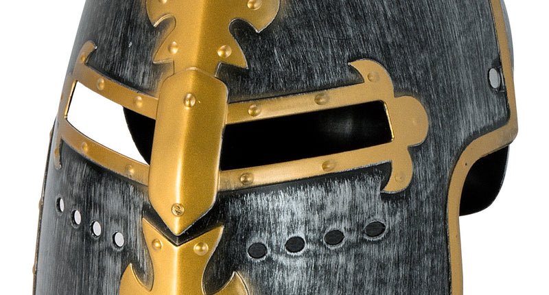 Widmann SRL Middeleeuwse ridder helm met vizier kind