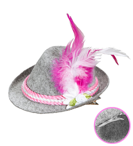 Widmann SRL Mini Beierse Fedora Rose