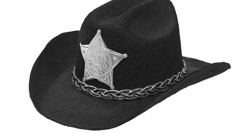 Widmann SRL Mini cowboyhoed zwart Dallas