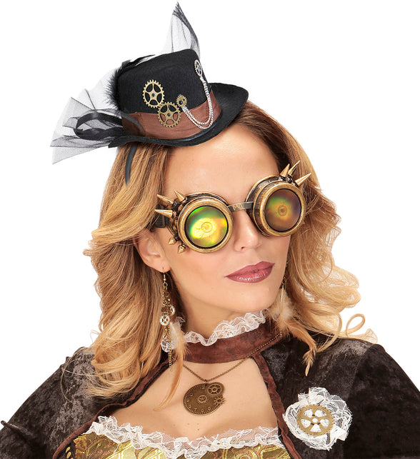 Widmann SRL Mini hoedje steampunk dames