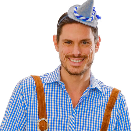 Widmann SRL Mini oktoberfest hoedje vilt op haarband