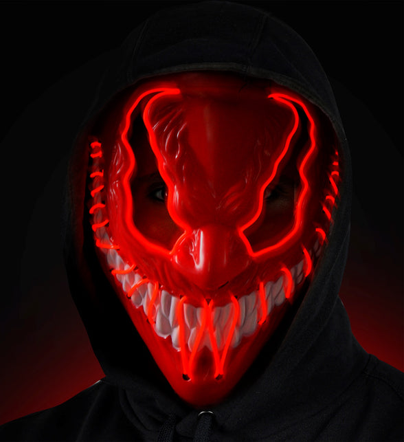 Widmann SRL Monster masker led rood