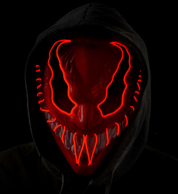 Widmann SRL Monster masker led rood