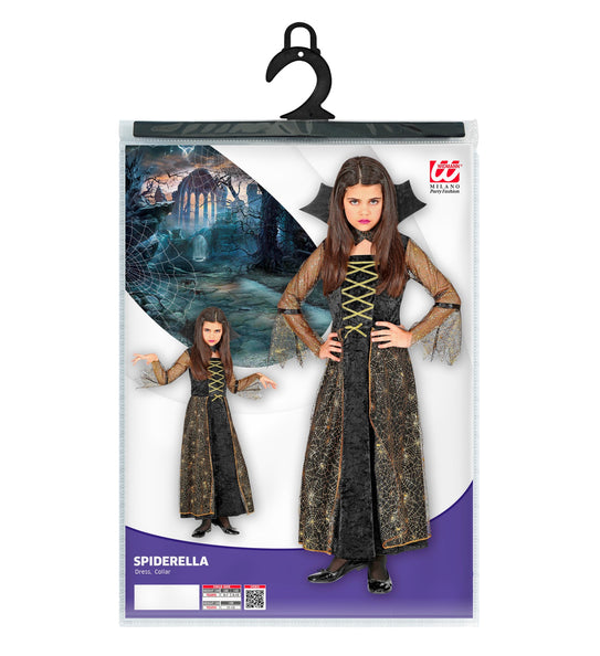 Widmann SRL Mooi Spiderella kostuum voor kinderen
