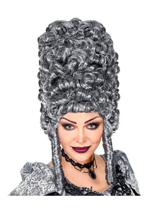 Widmann SRL Mooie hoge grijze gotiek pruik