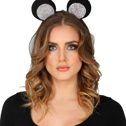 Widmann SRL Muizen oren met glitters