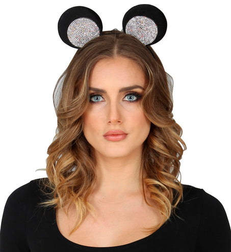 Widmann SRL Muizen oren met glitters