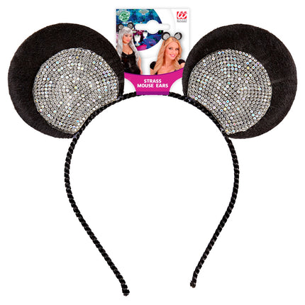 Widmann SRL Muizen oren met glitters