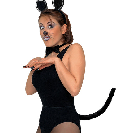 Widmann SRL Muizen oren met staart en strik