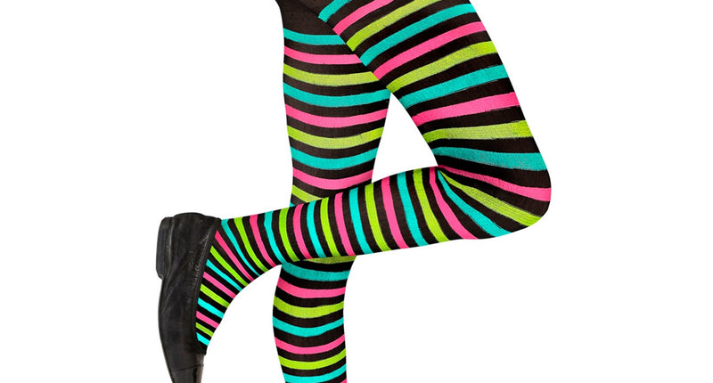 Widmann SRL Multi color panty gestreept kinderen