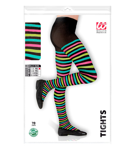 Widmann SRL Multi color panty gestreept kinderen