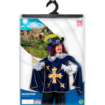 Widmann SRL Musketier Cape met blouse en kraag