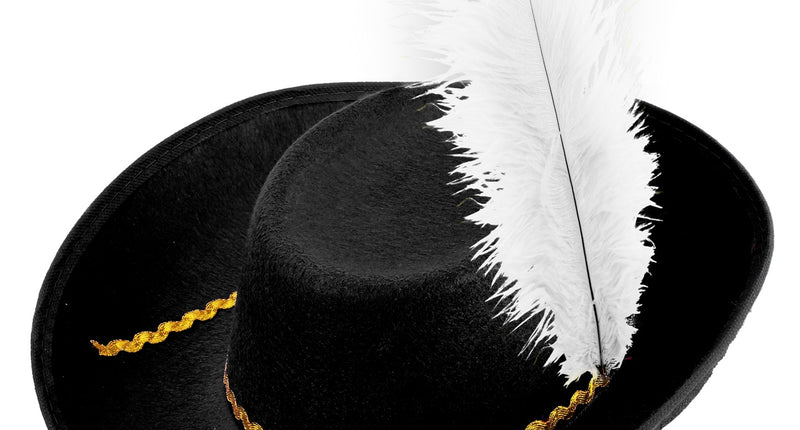 Widmann SRL Musketier hoed zwart kind