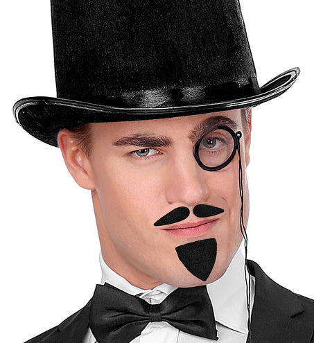 Widmann SRL Musketier snor en sik zwart