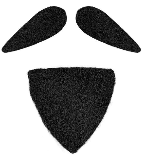 Widmann SRL Musketier snor en sik zwart