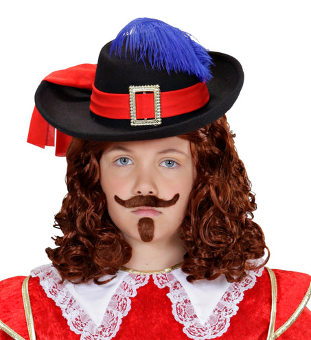 Widmann SRL Musketiershoed kind met veer