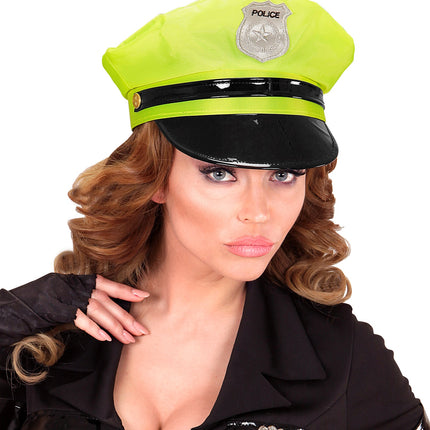 Widmann SRL Neon gele politiepet