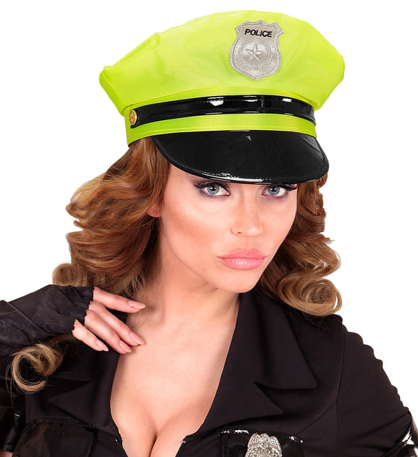 Widmann SRL Neon gele politiepet