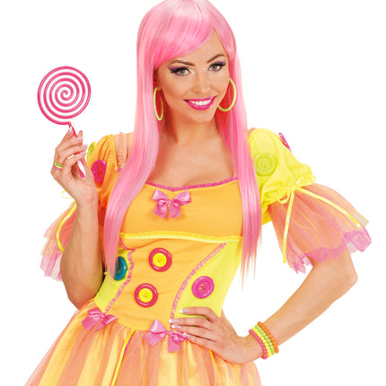 Widmann SRL Neon groene oorringen