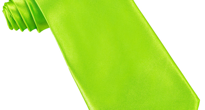 Widmann SRL Neon groene stropdas