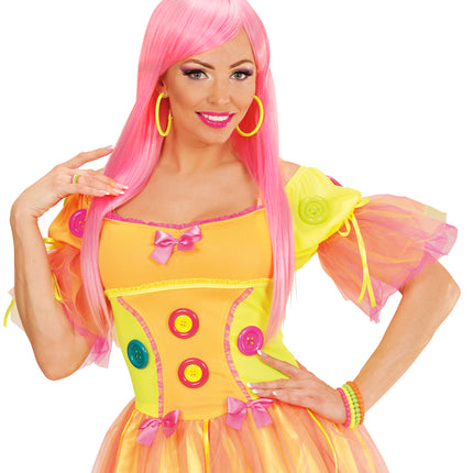 Widmann SRL Neon kleurige kralen armbandjes