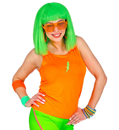 Widmann SRL Neon oranje shirt dames