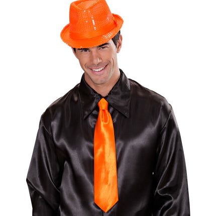 Widmann SRL Neon oranje stropdas