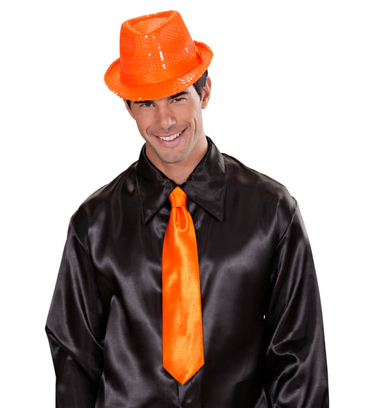 Widmann SRL Neon oranje stropdas